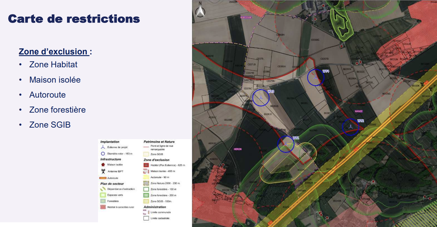 projet éolien wanze héron