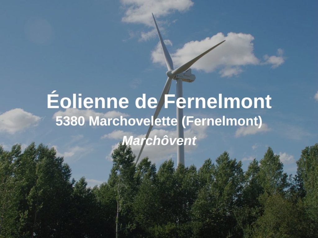 éolienne citoyenne de Fernelmont - Marchôvent