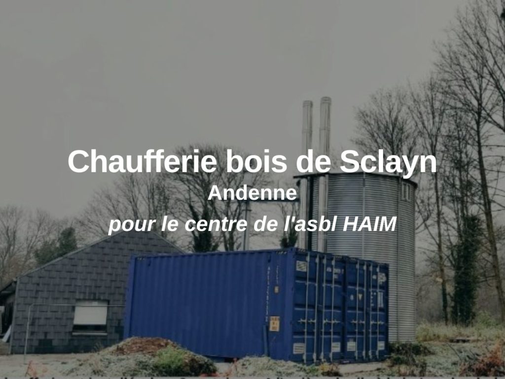 Chaufferie bois de Schalyn à Andenne